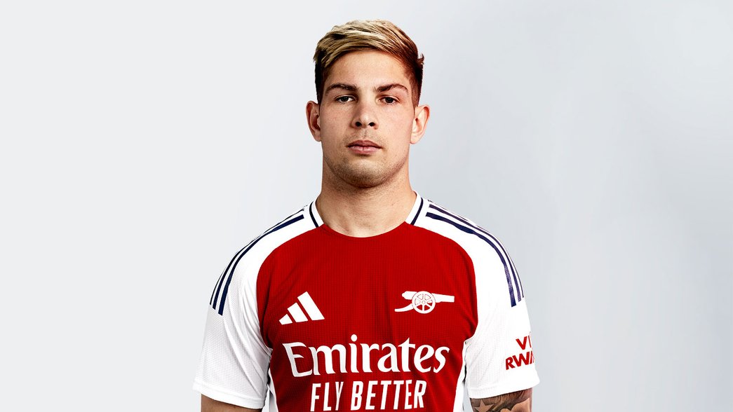 Emile Smith Rowe Arsenal FC EPL Match Slim Fit Red Home deals Soccer Jersey 2022-2023