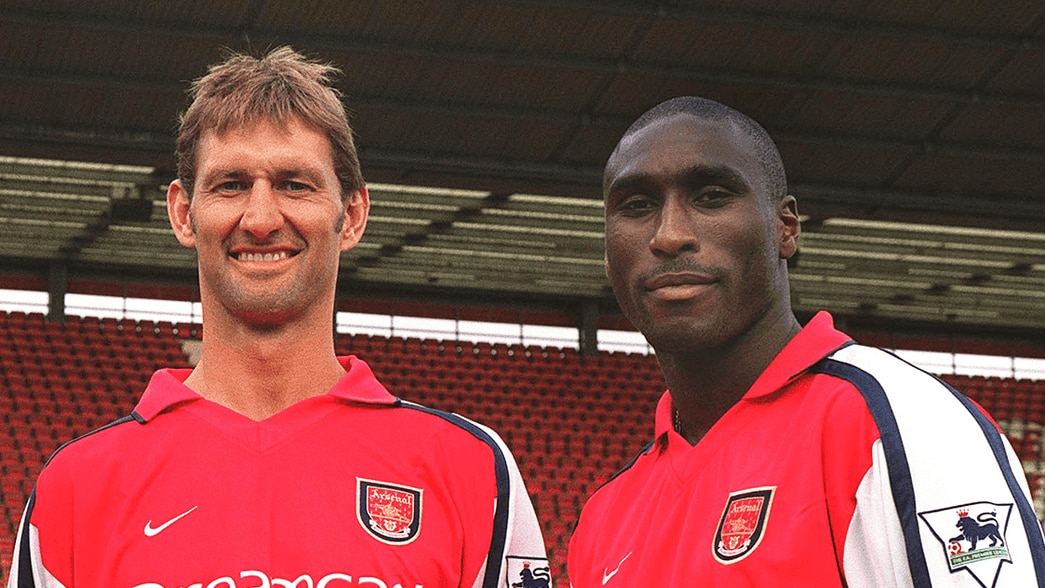 Tony Adams and Sol Campbell